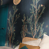Casamance Green Life Midnight Walk - Design Emporium- The Mob Collective